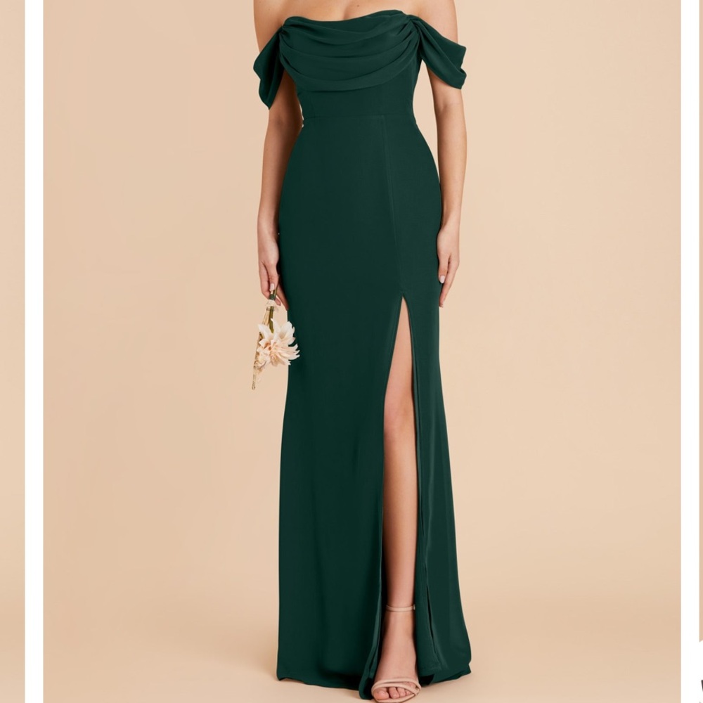 Birdy Grey Strapless Dark Green Dress